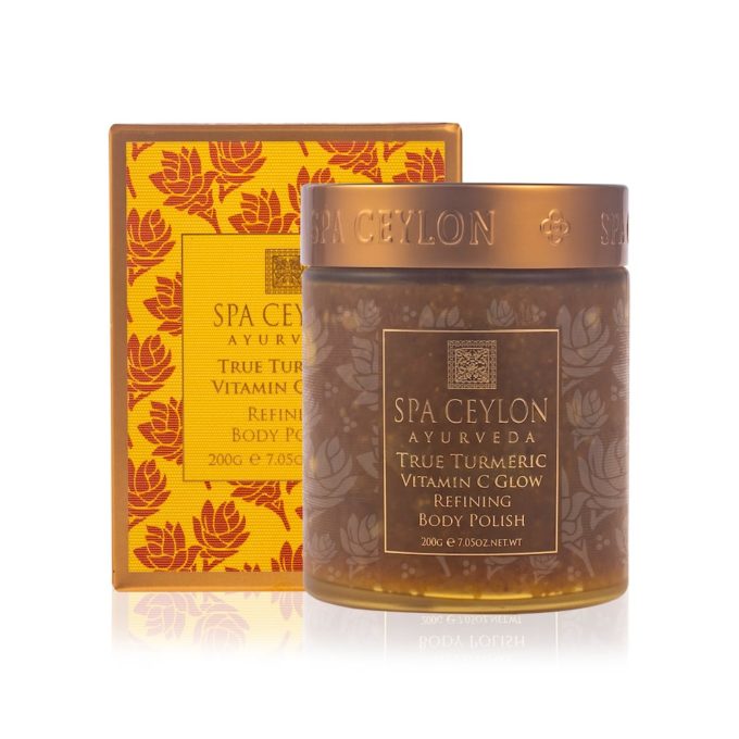 SPA CEYLON Premium kūno šveitiklis su C vitaminu TRUE TURMERIC