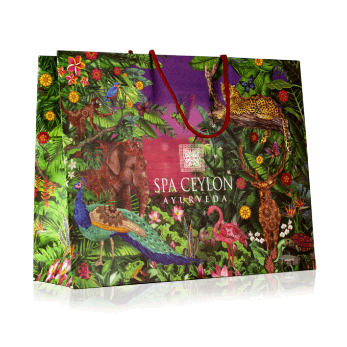 SPA CEYLON - dovanų maišelis didelis L dydis 32x11x25cm